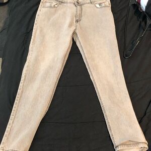 SHEIN Men's Relaxed Tan Jeans